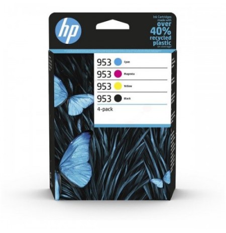HP No.953 kasečių rinkinys (6ZC69AE), žydra, purpurinė, geltona kasetė