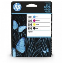Hewlett-Packard kasečių rinkinys 903 (6ZC73AE), juoda, žydra, purpurinė, geltona kasetė