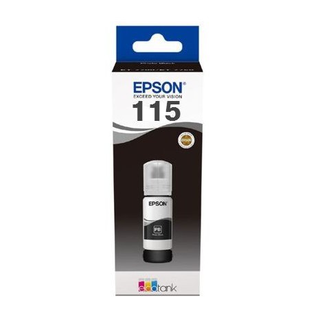 Epson 115 EcoTank (C13T07D14A), foto juoda kasetė