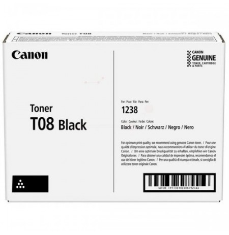 Canon T08 (3010C006), juoda kasetė