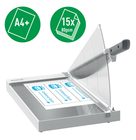 Pjaustyklė-giljotinaLeitz Precision Office Paper Cutter A4+, 15 lapų