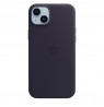 Apple iPhone 14 Plus Leather Case with MagSafe Midnight