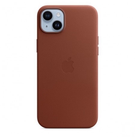 Apple iPhone 14 Plus Leather Case with MagSafe Umber