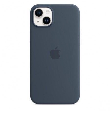 Apple iPhone 14 Plus Silicone Case with MagSafe Storm Blue