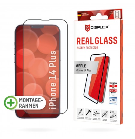 Apple iPhone 14 Plus 3D Screen Glass By Displex Black