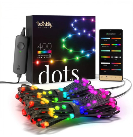 Inteligentne lampki Twinkly Dots 400 RGB 20 m
