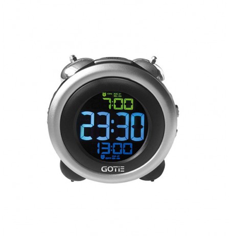 GOTIE GBE-300S alarm clock Digital alarm clock Black, Silver