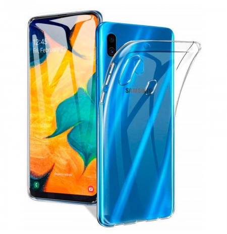 Samsung A20 Silicon Case Transparent