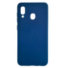 Samsung A20 Silicon Case Dark Blue