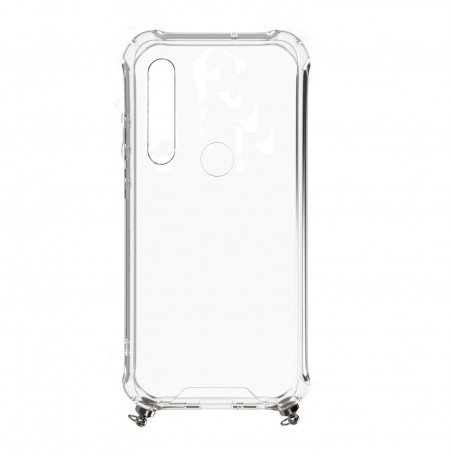 Xiaomi Redmi Note 8 / Redmi Note 8 2021 Silicone TPU Transparent with Necklace Strap Gold