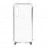 Xiaomi Redmi Note 8 / Redmi Note 8 2021 Silicone TPU Transparent with Necklace Strap Gold