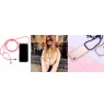 Xiaomi Redmi Note 8 / Redmi Note 8 2021 Silicone TPU Transparent with Necklace Strap Gold