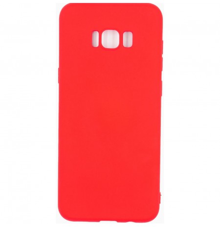 Samsung S8 Plus Soft Touch Silicone Red