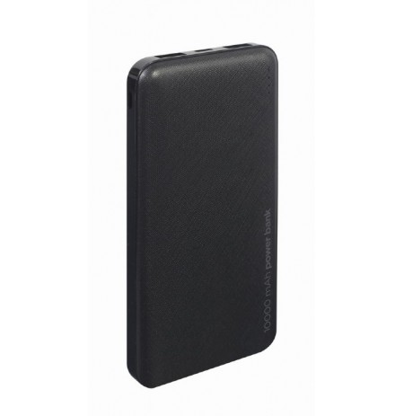 Gembird PB10-02 power bank Lithium Polymer (LiPo) 10000 mAh Black