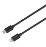 DELTACO USB automobilinis įkroviklis, 1x USB-C PD 20 W, 1 m Lightning laidas, juodas