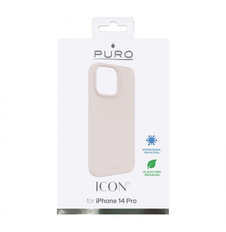 Dėklas PURO skirtasiPhone 14 Pro, rožinis / IPC14P61ICONROSE