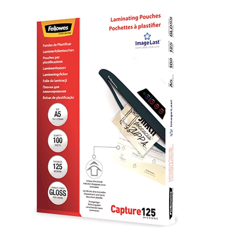 Fellowes Laminating Pouch PREMIUM ImageLast 125 µ, 303x426 mm - A3, 100 pcs