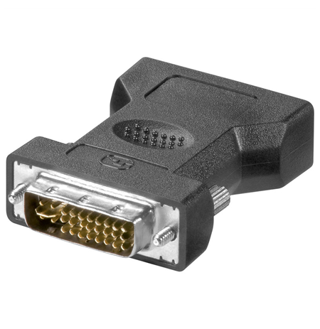 Logilink DVI-I male Dual-Link (24+5 pin) more  VGA female HD (15-pin) VGA, DVI -I
