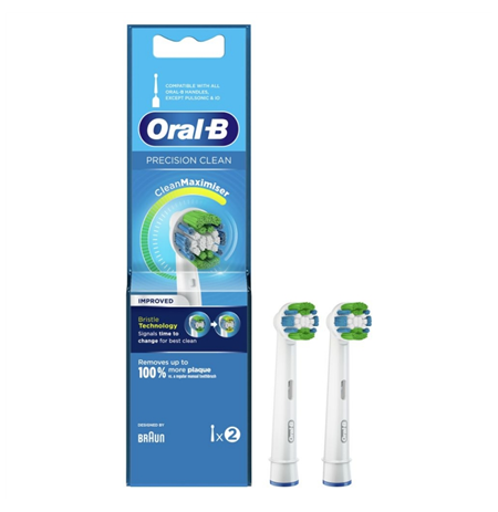 Oral-B Toothbrush Heads EB20-2 Precision Clean Heads, For adults, Number of brush heads included 2