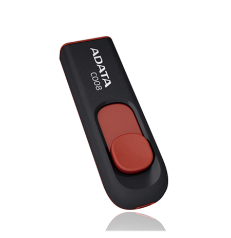 ADATA C008 32 GB, USB 2.0, Black/Red