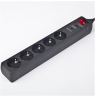 Surge Protector SPG5-C-15/ 4.5 m/ 5 Sockets/ Black