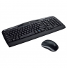 Logitech MK330 Keyboard and Mouse Set, Wireless, Mouse included, Batteries included, US, Numeric keypad, Black