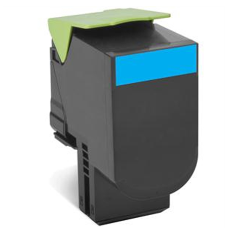 Lexmark 80C2HCE Cartridge, Cyan, 3000 pages