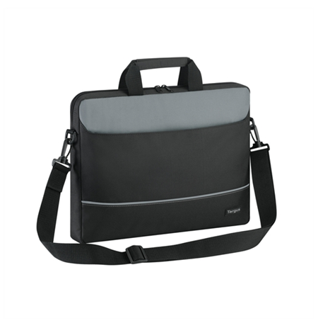 Targus Intellect Fits up to size 15.6 ", Black/Grey, Shoulder strap, Messenger - Briefcase,