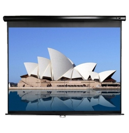 Elite Screens Manual Series M113UWS1 Diagonal 113 ", 1:1, Viewable screen width (W) 203 cm, Black