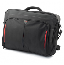 Targus | Clamshell Laptop Bag | CN418EU | Briefcase | Shoulder strap | Black/Red
