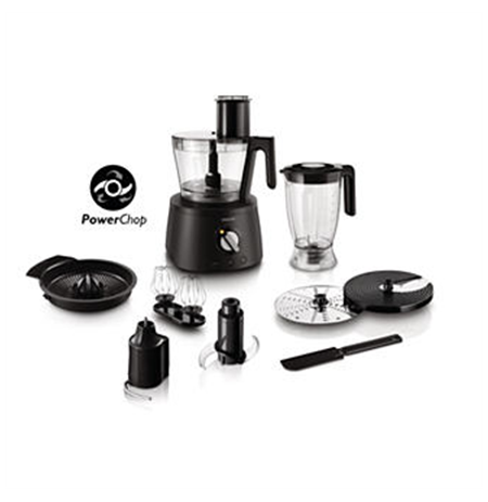 Philips Avance Collection Food processor Black, 1000 W, Number of speeds 12, 2.2 L