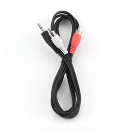 Cablexpert 1.5m, 3.5mm/2xRCA, M/M 1.5 m, Black, Red, White