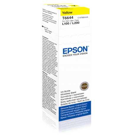 Epson T6644 Ink bottle 70ml Ink Cartridge, Yellow