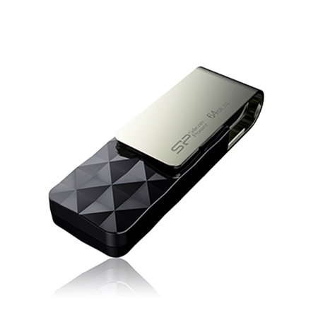 Silicon Power Blaze B30 64 GB, USB 3.0, Black