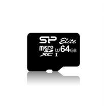 Silicon Power | Elite UHS-I | 64 GB | MicroSDXC | Flash memory class 10 | SD adapter