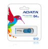 ADATA C008 64 GB, USB 2.0, White/Blue