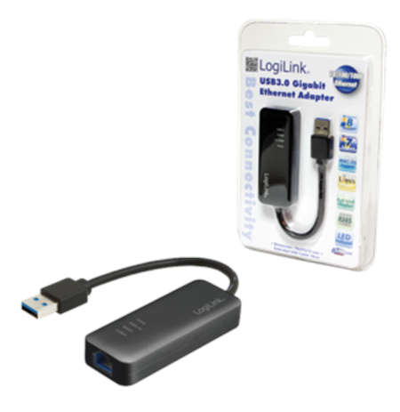 Logilink UA0184, USB 3.0 to Gigabit Ethernet Adapter Logilink