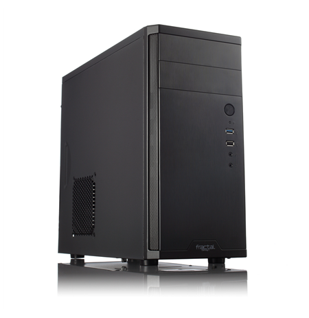 Fractal Design CORE 1100 Black, Micro ATX, Power supply included No