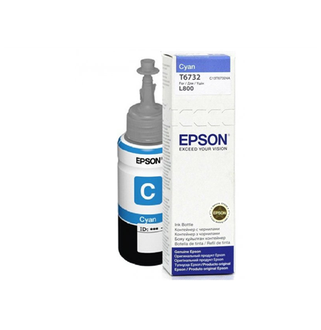 Epson T6732 Ink bottle 70ml Ink Cartridge, Cyan