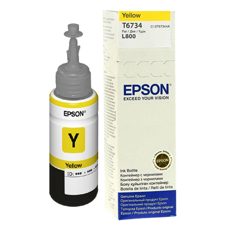 Epson T6734 Ink bottle 70ml Ink Cartridge, Yellow