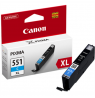 CANON 1LB CLI-551XLC ink cartridge cyan high capacity 700 pages 1-pack XL
