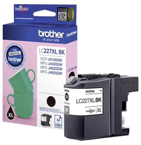 Brother LC-227XLBK Ink Cartridge, Black