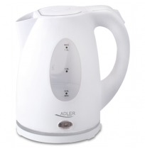 Adler | Kettle | AD 1207 | Standard | 2000 W | 1.5 L | Plastic | 360° rotational base | White