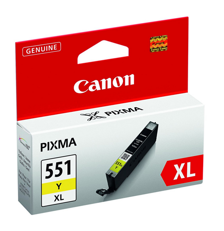 Canon CLI-551XL Y Ink Cartridge, Yellow