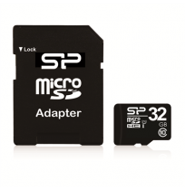 Silicon Power | 32 GB | MicroSDHC | Flash memory class 10 | SD adapter