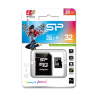 Silicon Power 32 GB, MicroSDHC, Flash memory class 10, SD adapter