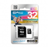 Silicon Power 32 GB, MicroSDHC, Flash memory class 10, SD adapter