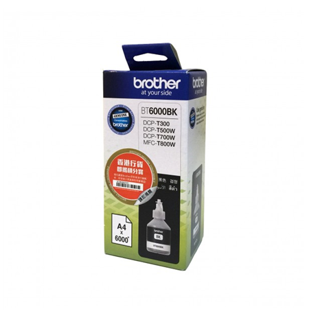 Brother BT6000BK	 Ink Cartridge, Black