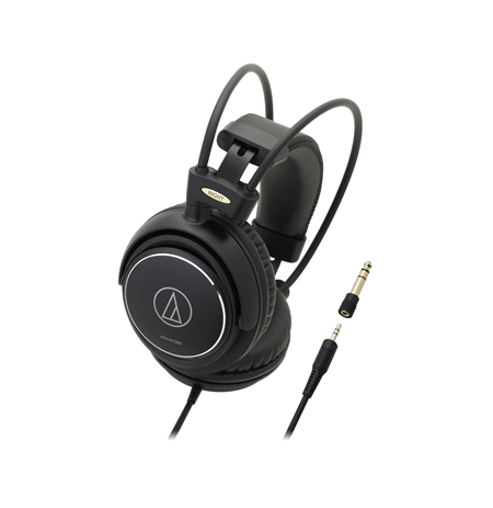 Audio Technica ATH-AVC500 Headphones, Wired, On-Ear, 3.5 mm, Black
