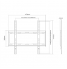 Sunne Wall mount, 32-55-EF, 32-55 ", Fixed, Maximum weight (capacity) 40 kg, Black